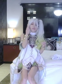 (1)超级美女、极致苗条的新人小只coser，扮演原神纳西妲酱的自慰＆做爱篇 FC2PPV-4808828